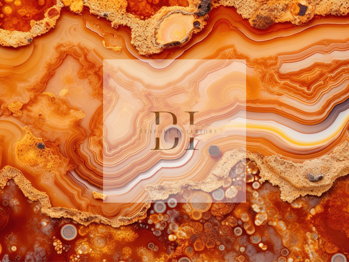 Wallpaper Marble Burnt Orange