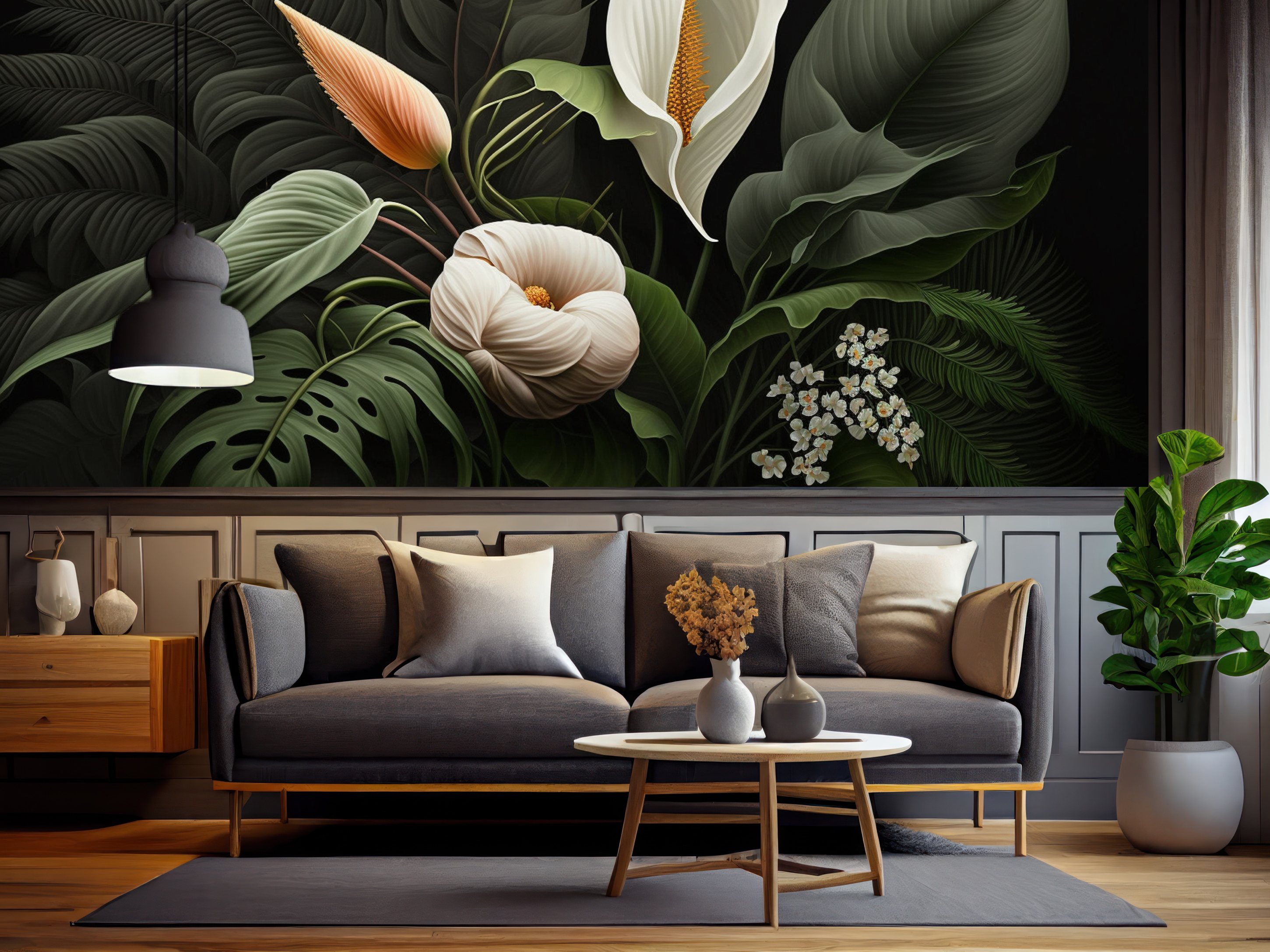 Wallpaper White Lily