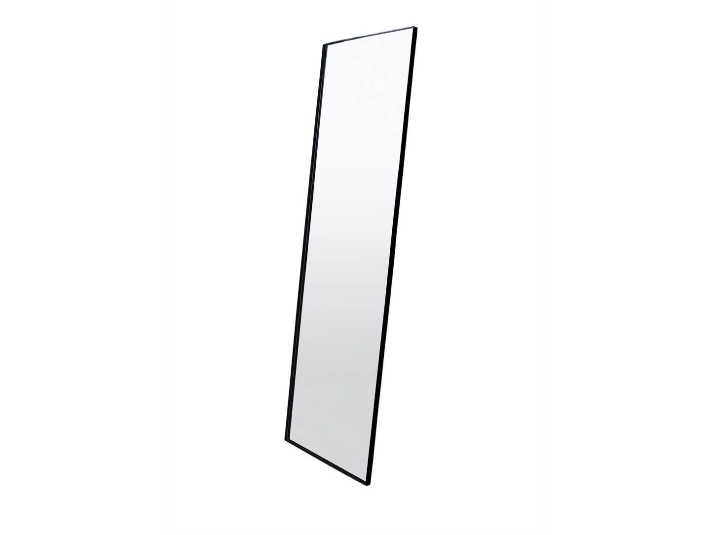 Savoy Full Length Rect Mirror Black
