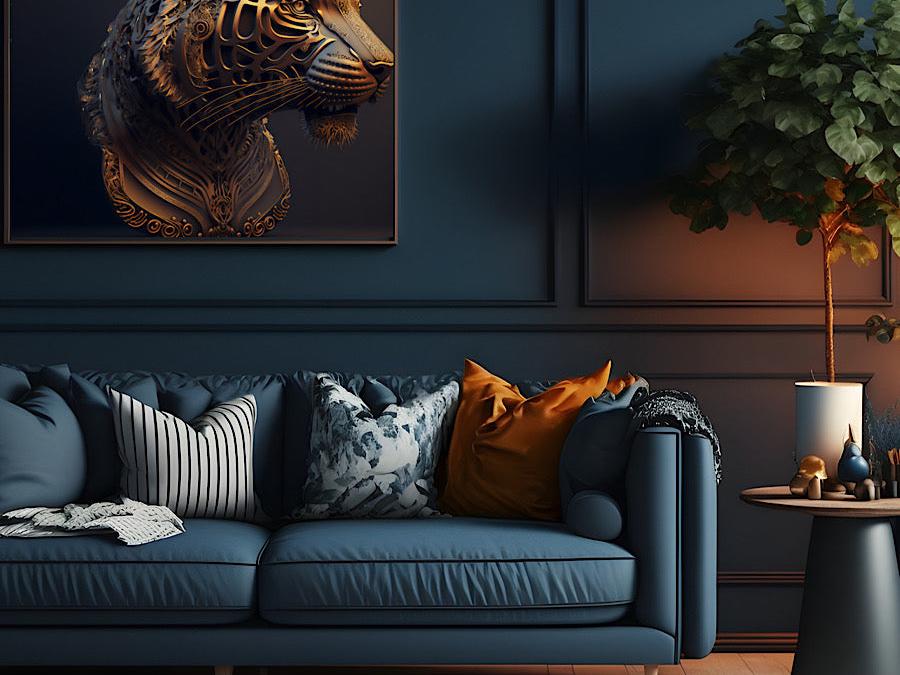 Art Print The Golden Tiger