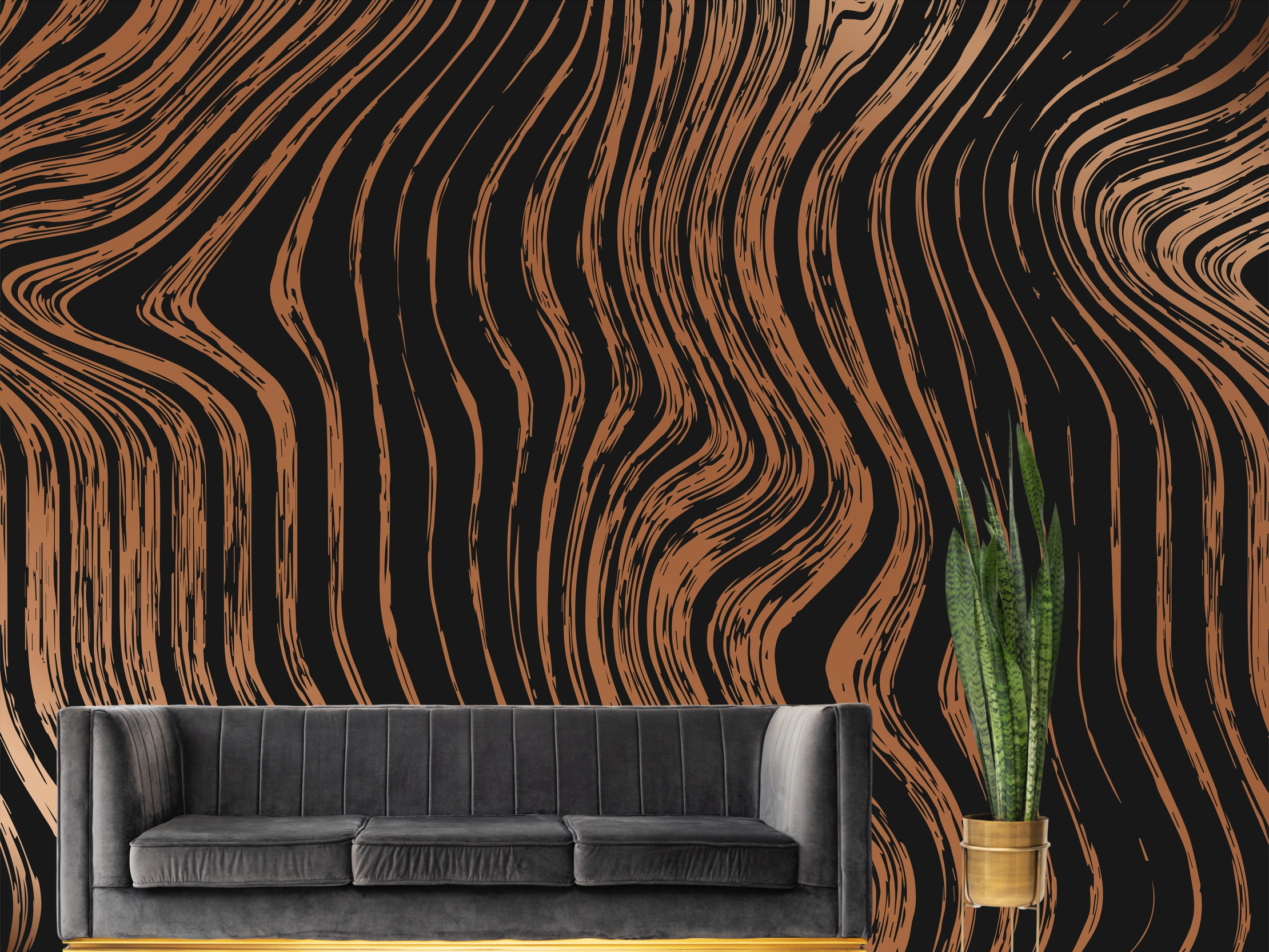 Wallpaper Tiger Stripe