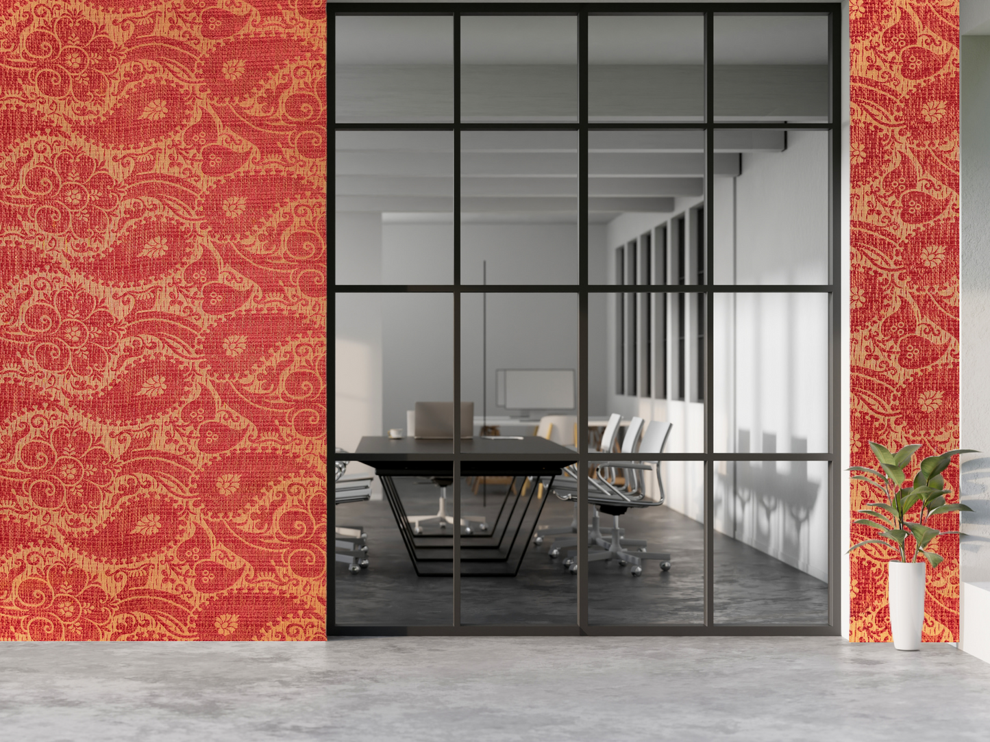 Wallpaper pattern citrus