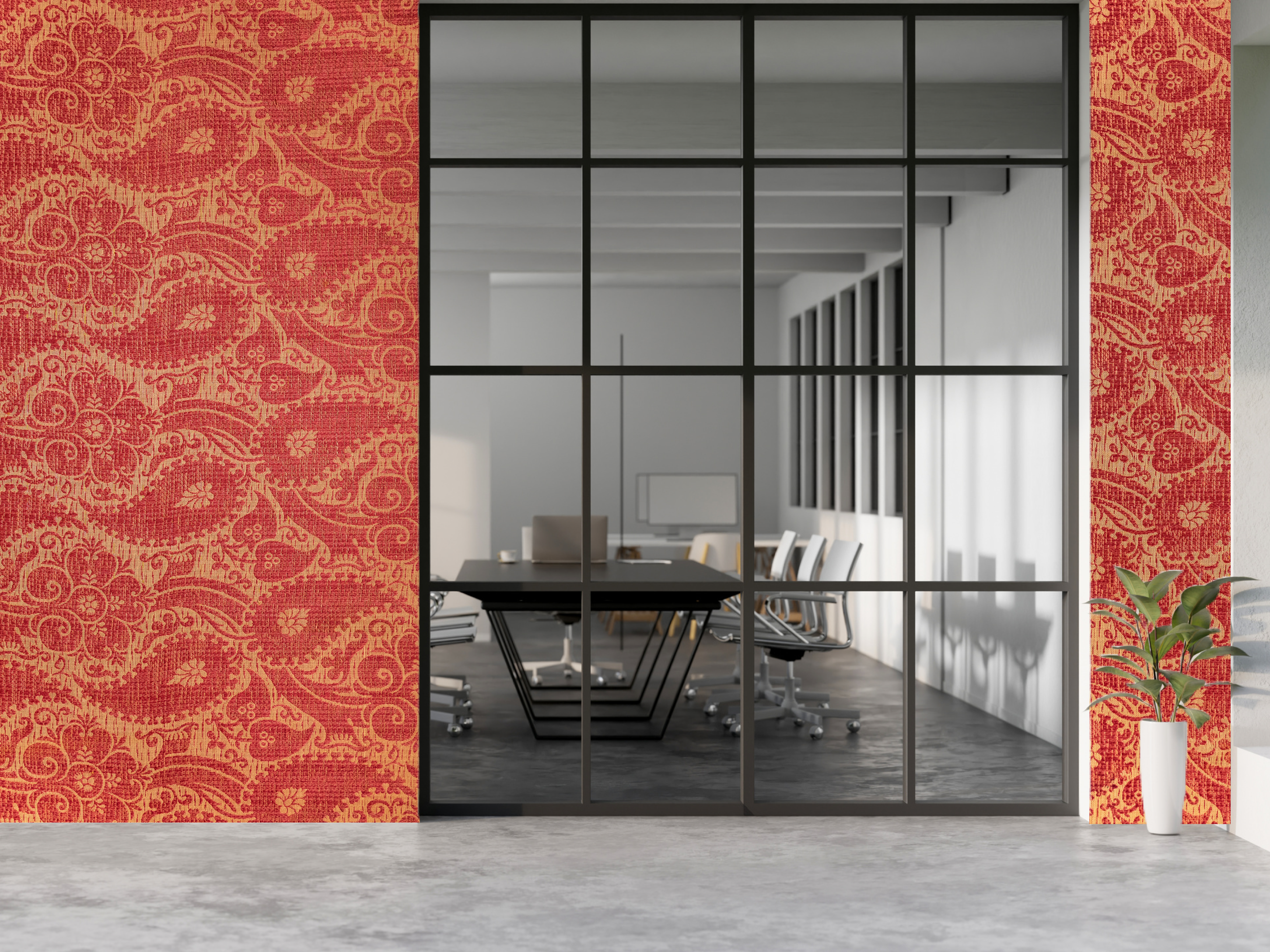 Wallpaper pattern citrus
