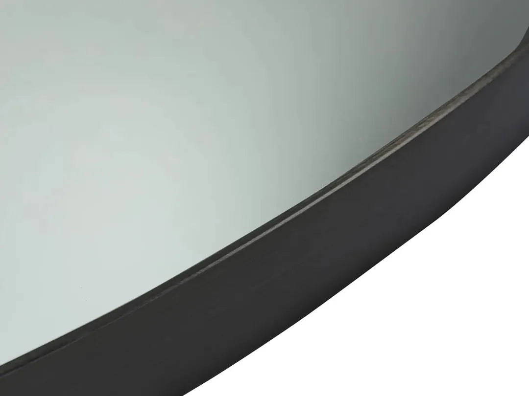 Ledro Floor Mirror in Matt Black