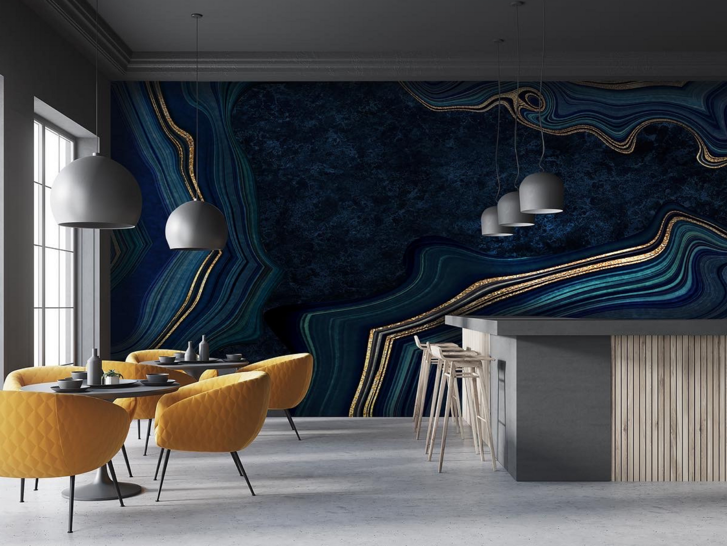 Wallpaper Unique Blue