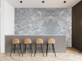 Wallpaper Floral Cement