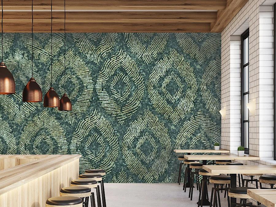 Wallpaper Golden Peacock