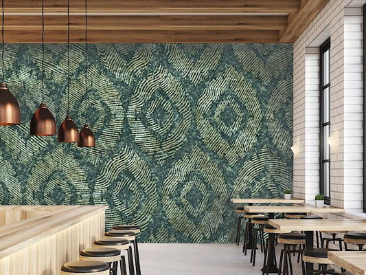 Wallpaper Golden Peacock