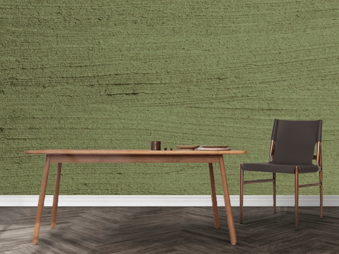 Wallpaper Textured Greenery