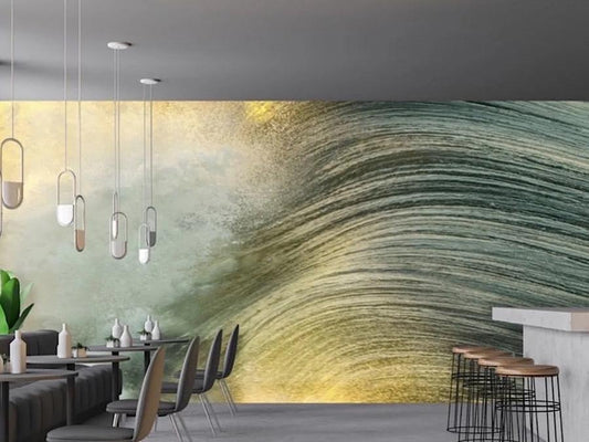 Wallpaper Golden Flow