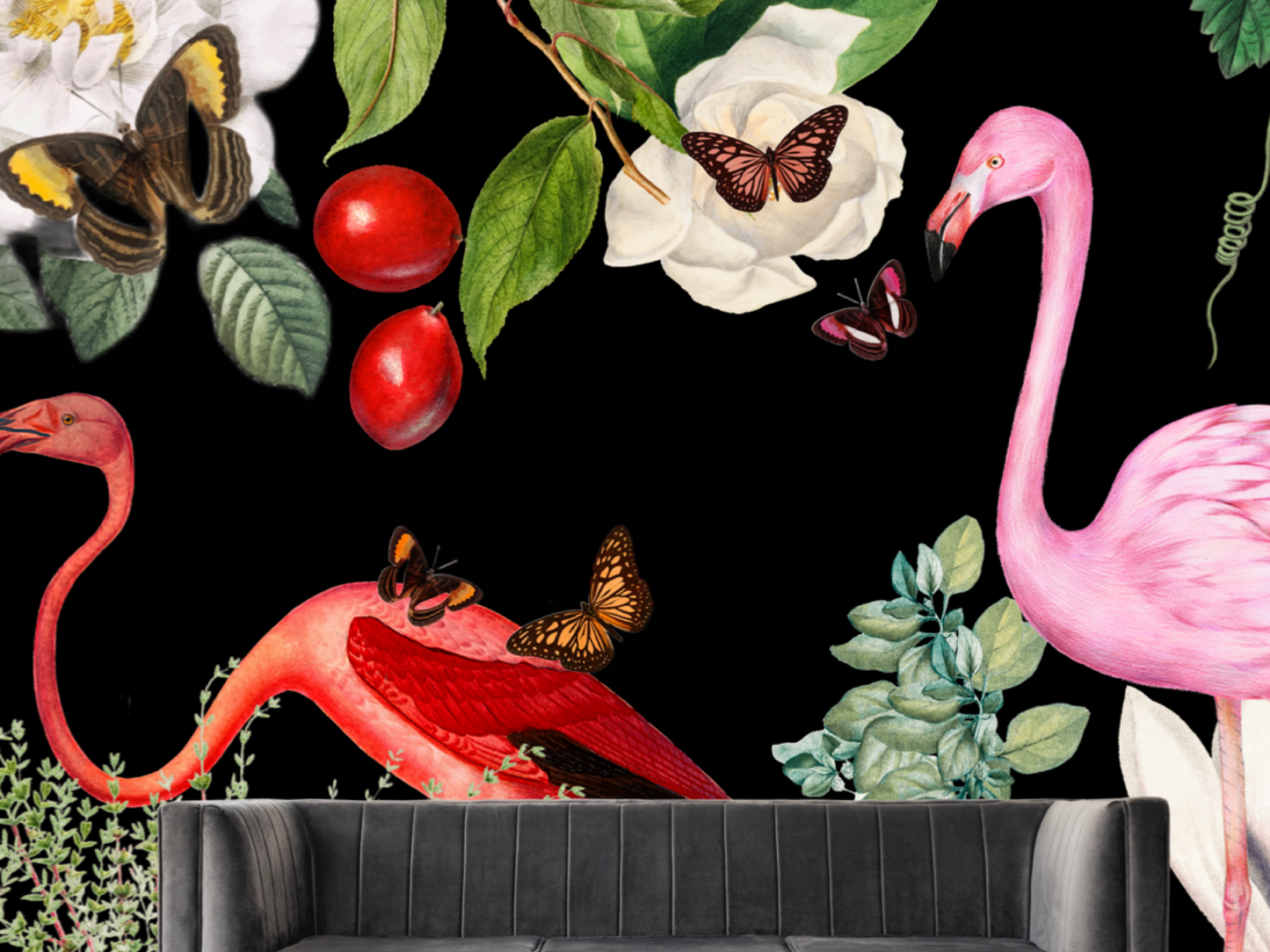 Wallpaper Flamingo Paradise-Pitch