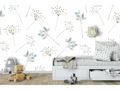 Wallpaper Floral Blues