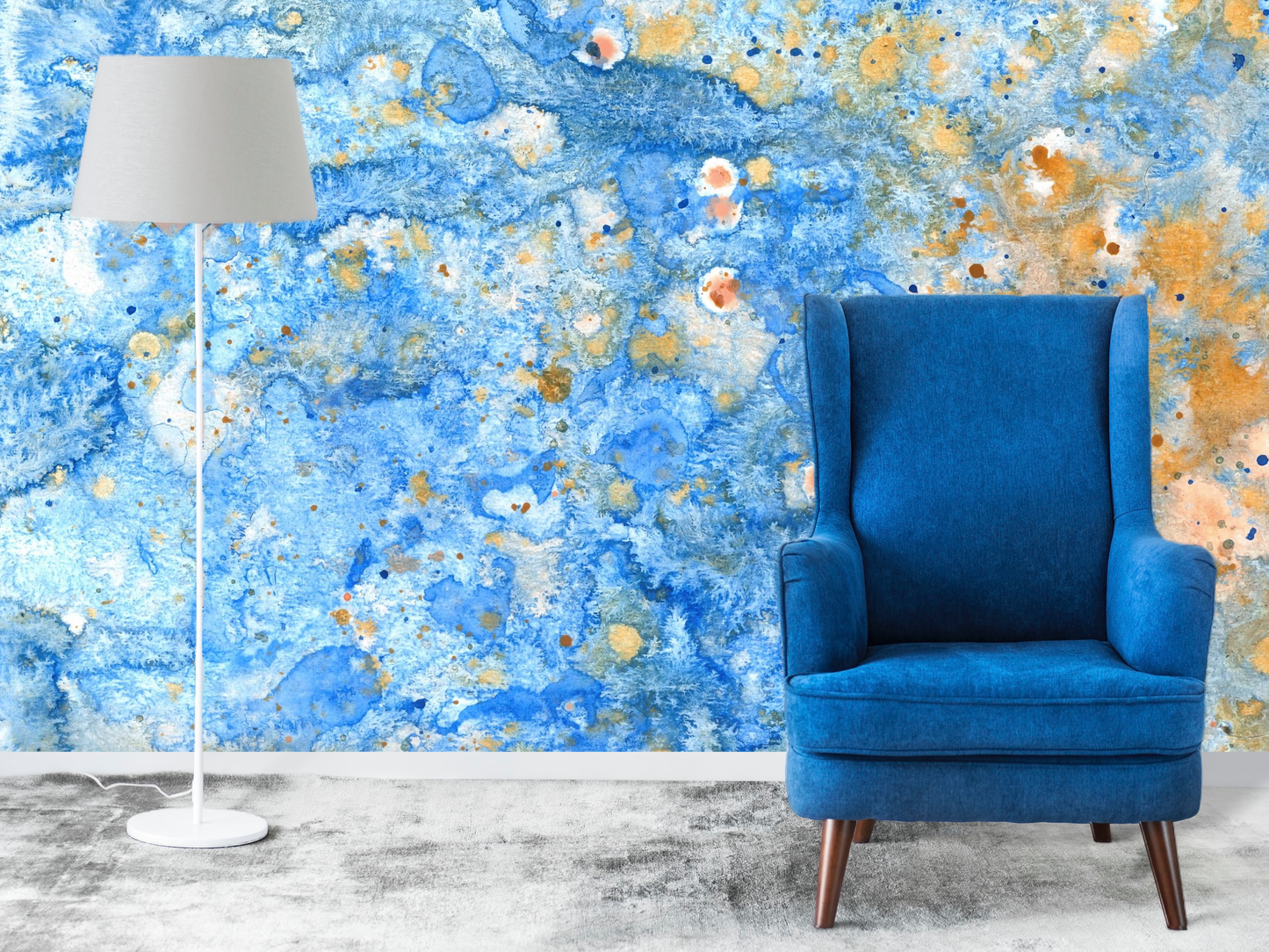 Wallpaper Radiant Blue