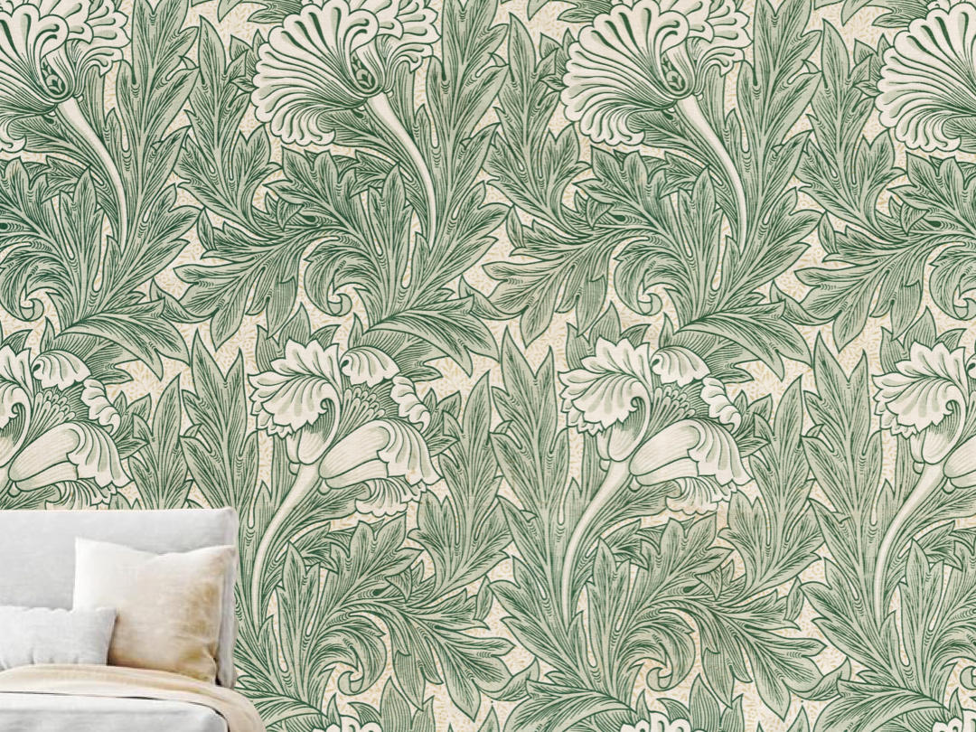 Wallpaper Green Perspective