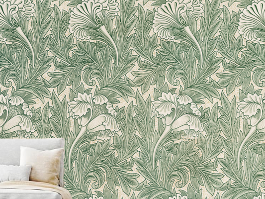 Wallpaper Green Perspective