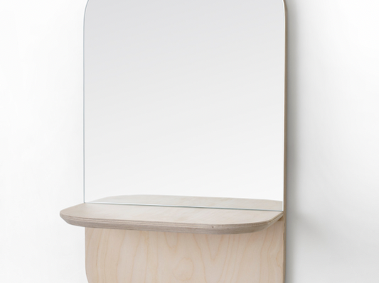 Birch Shelf Mirror Vertical