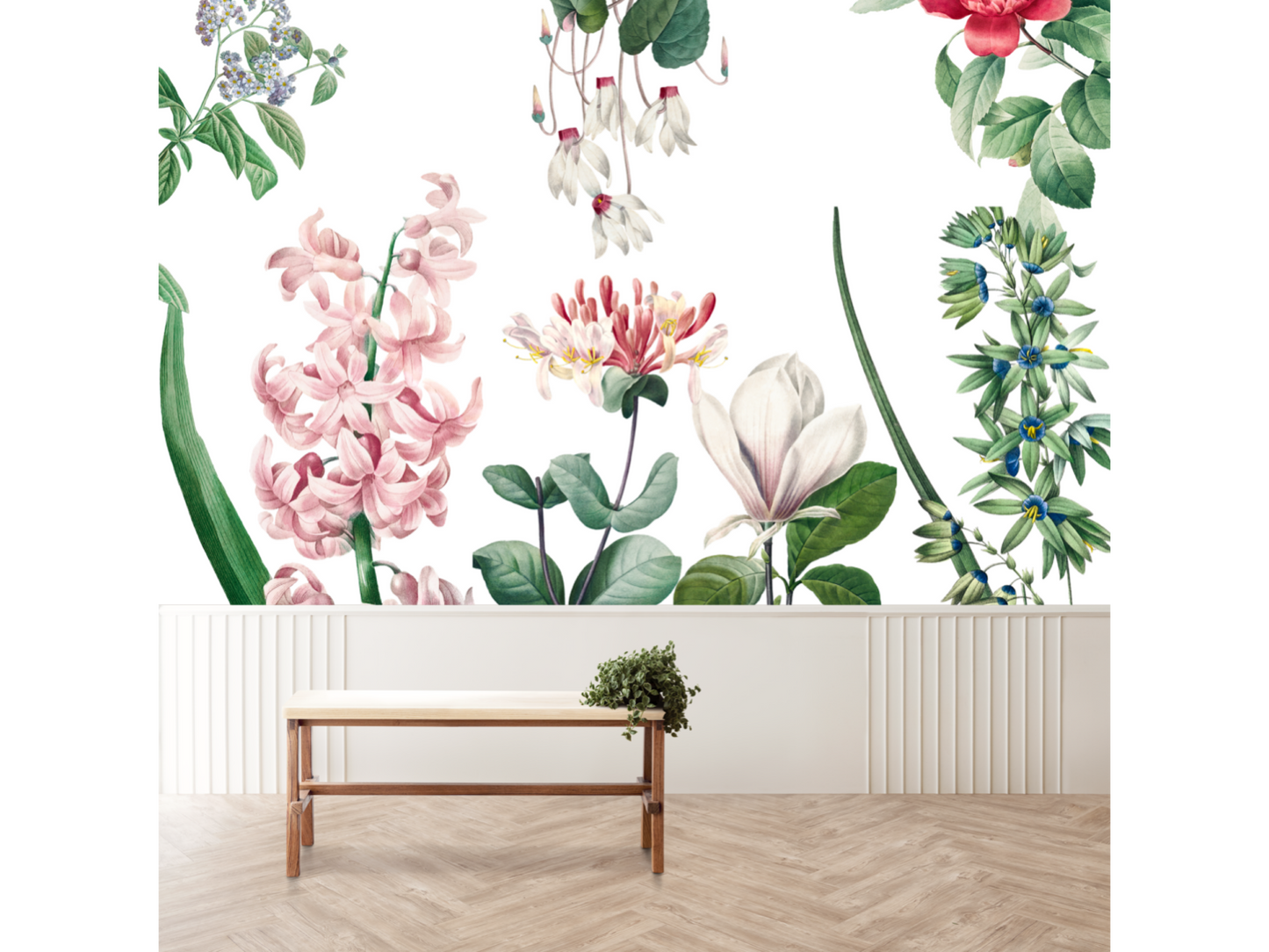 Wallpaper Pink Floral Paradise