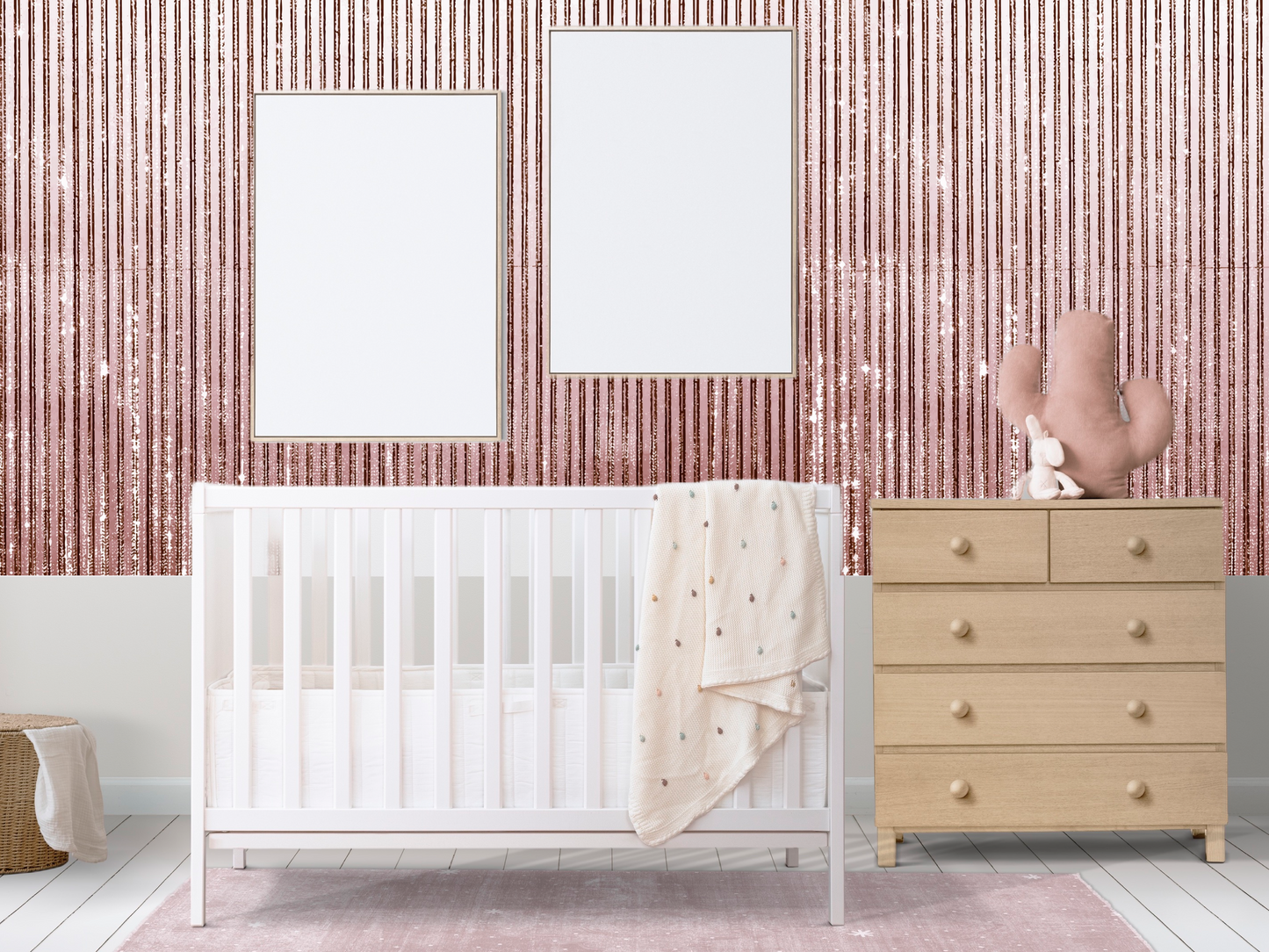 Wallpaper pink shimmer