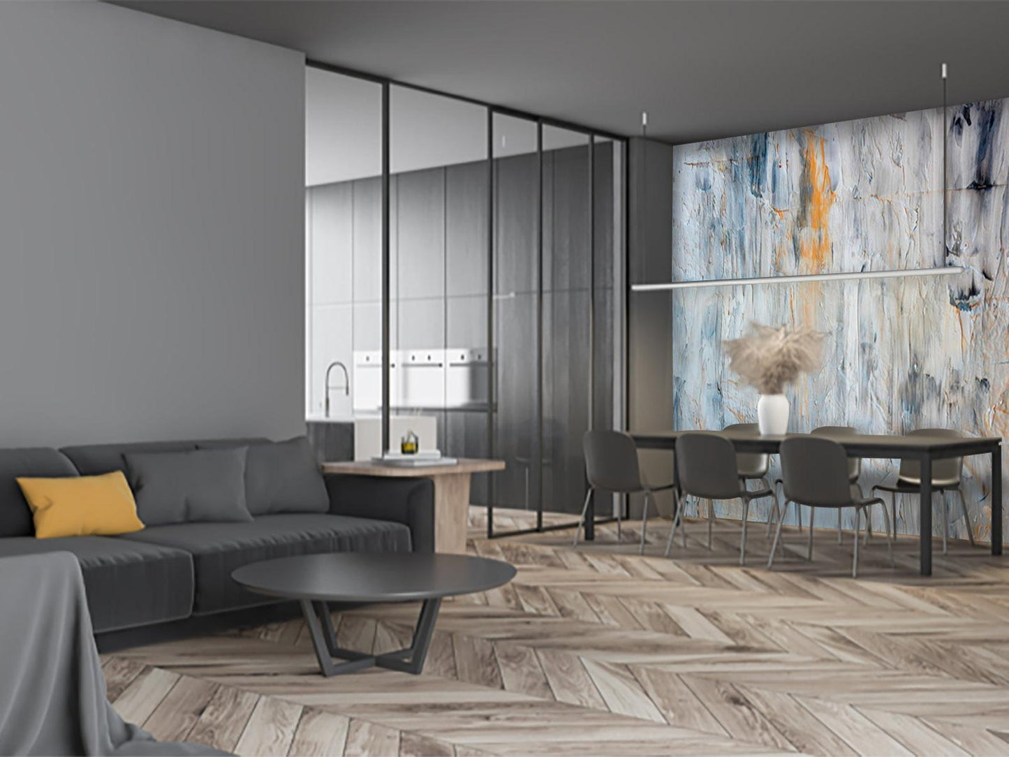 Wallpaper Impasto Sky