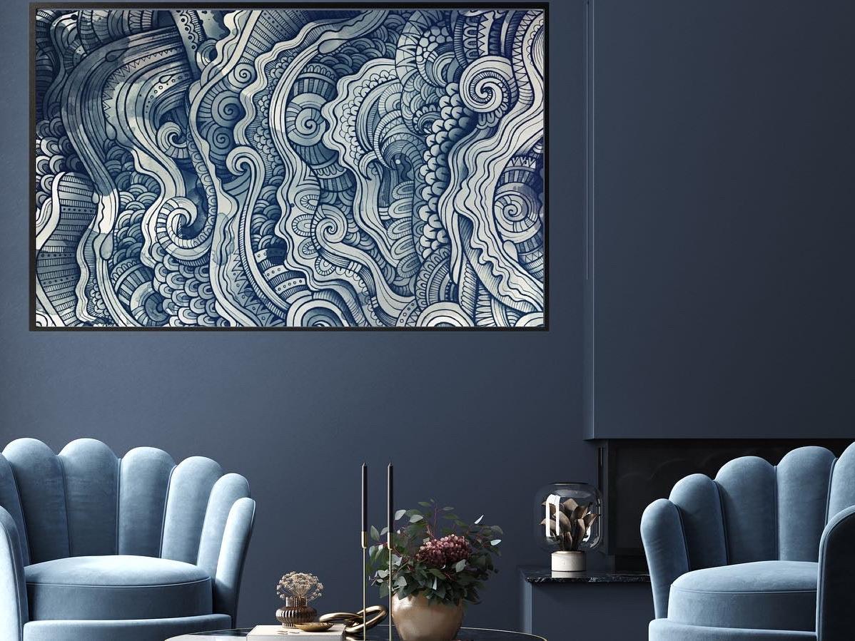 Wall Art Abstract Ocean