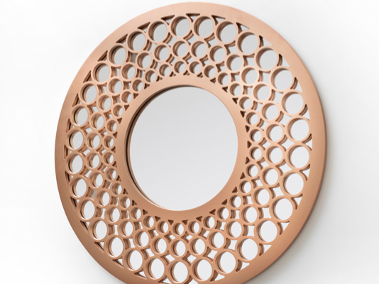 Mirror Motif round