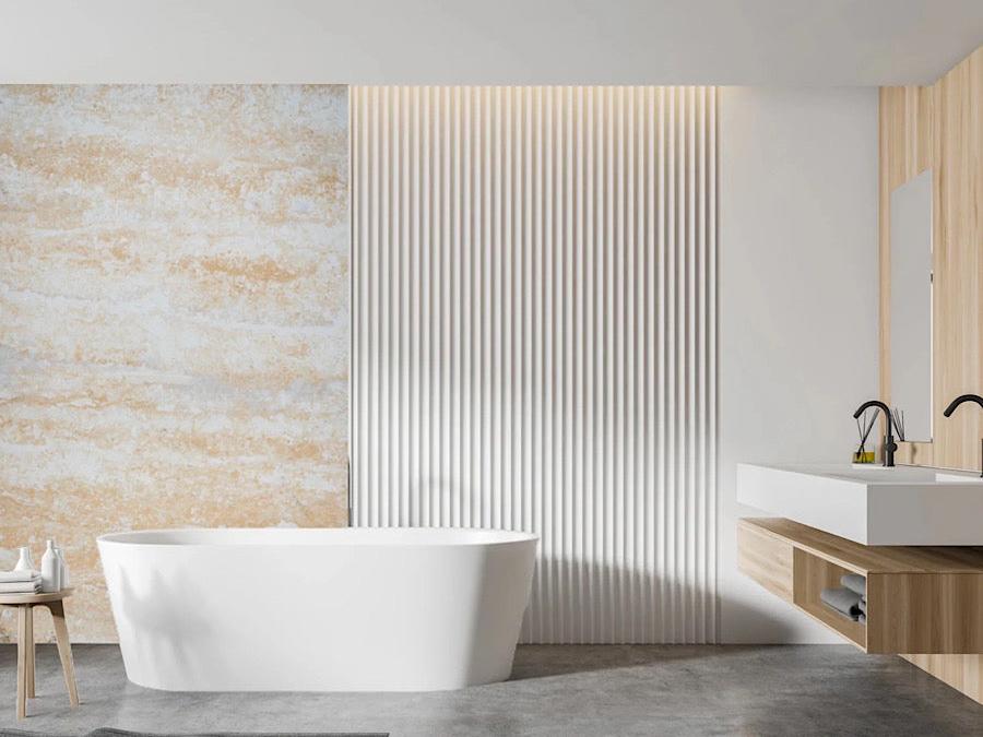 Wallpaper Marble Orange