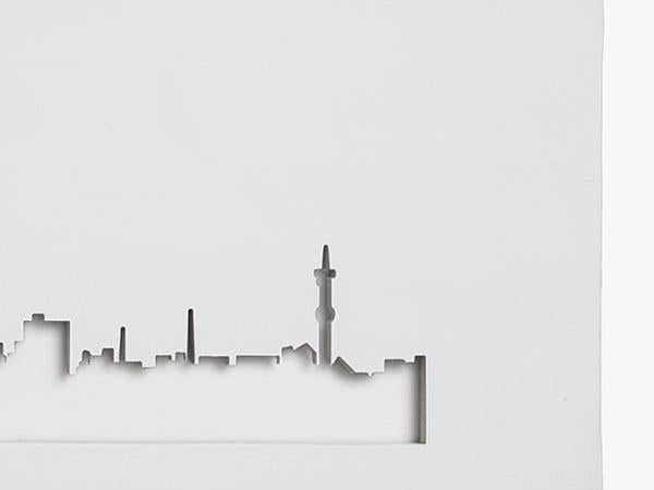 White Johannesburg Skyline