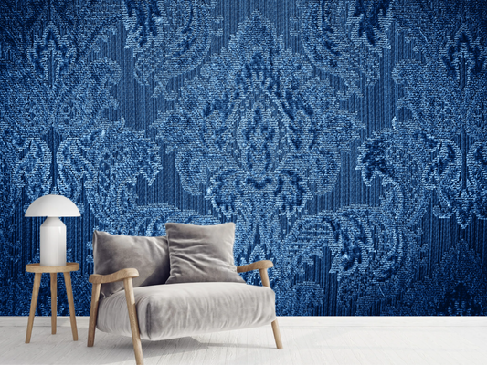 Wallpaper Vintage Blue