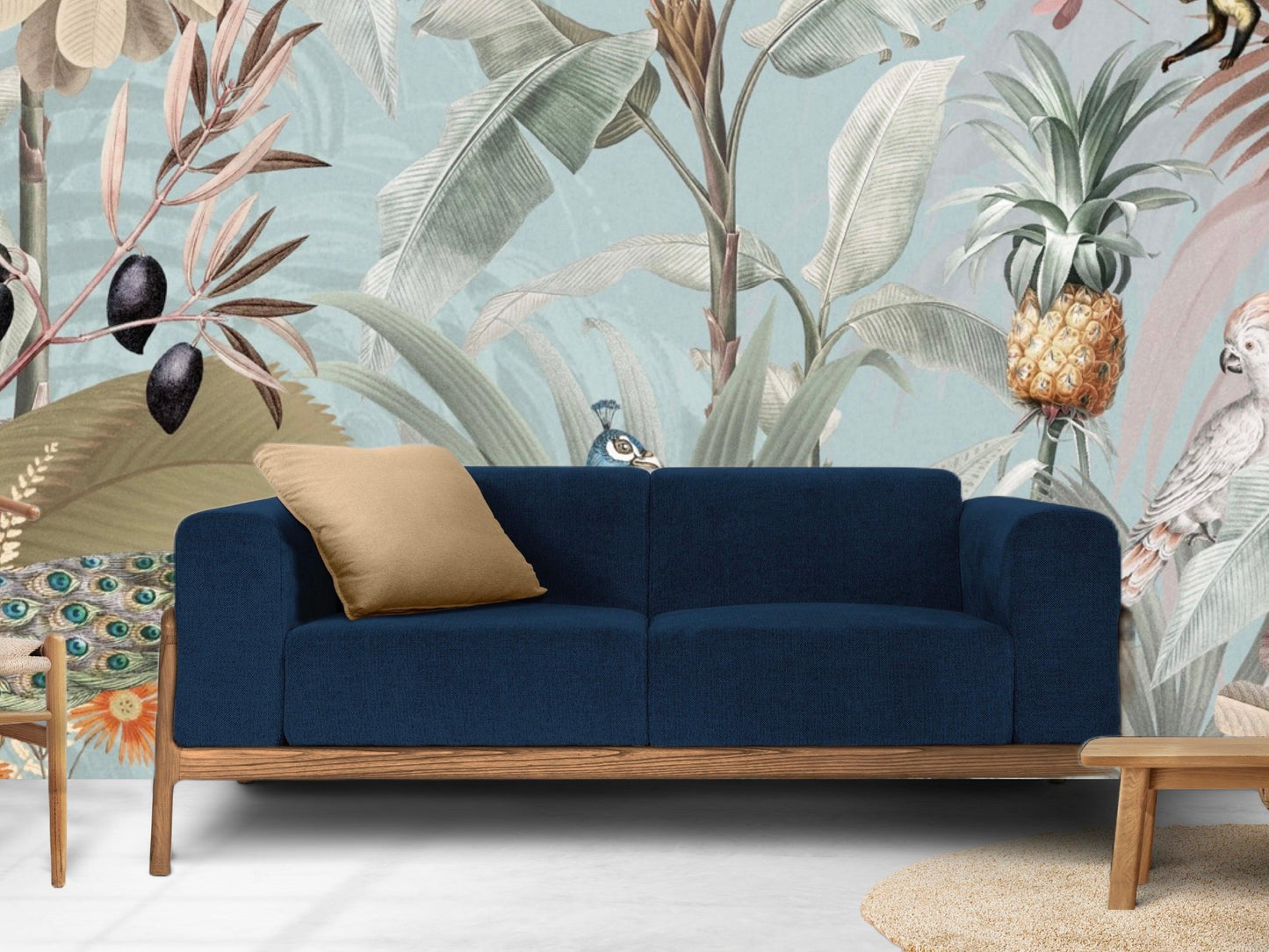 Wallpaper Blissful Beauty Blue