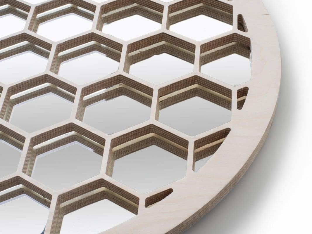 Honeycomb Mirror Round