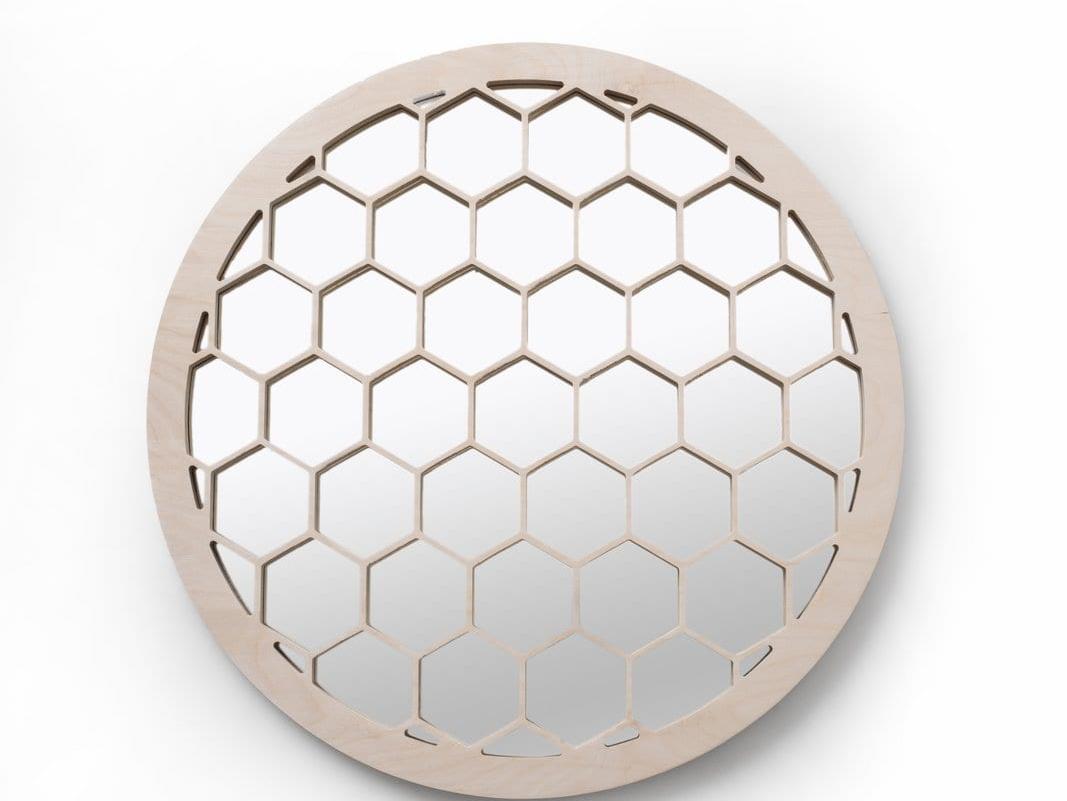 Honeycomb Mirror Round