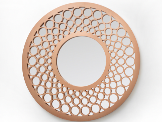 Mirror Motif round
