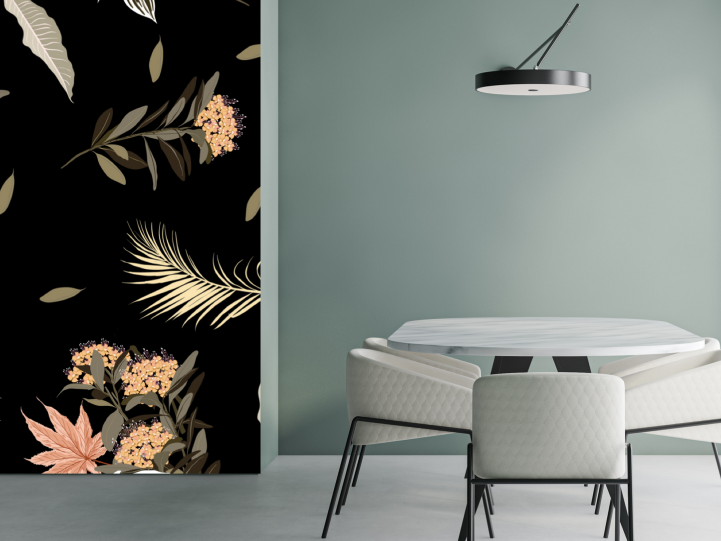 Wallpaper Leafy Floral