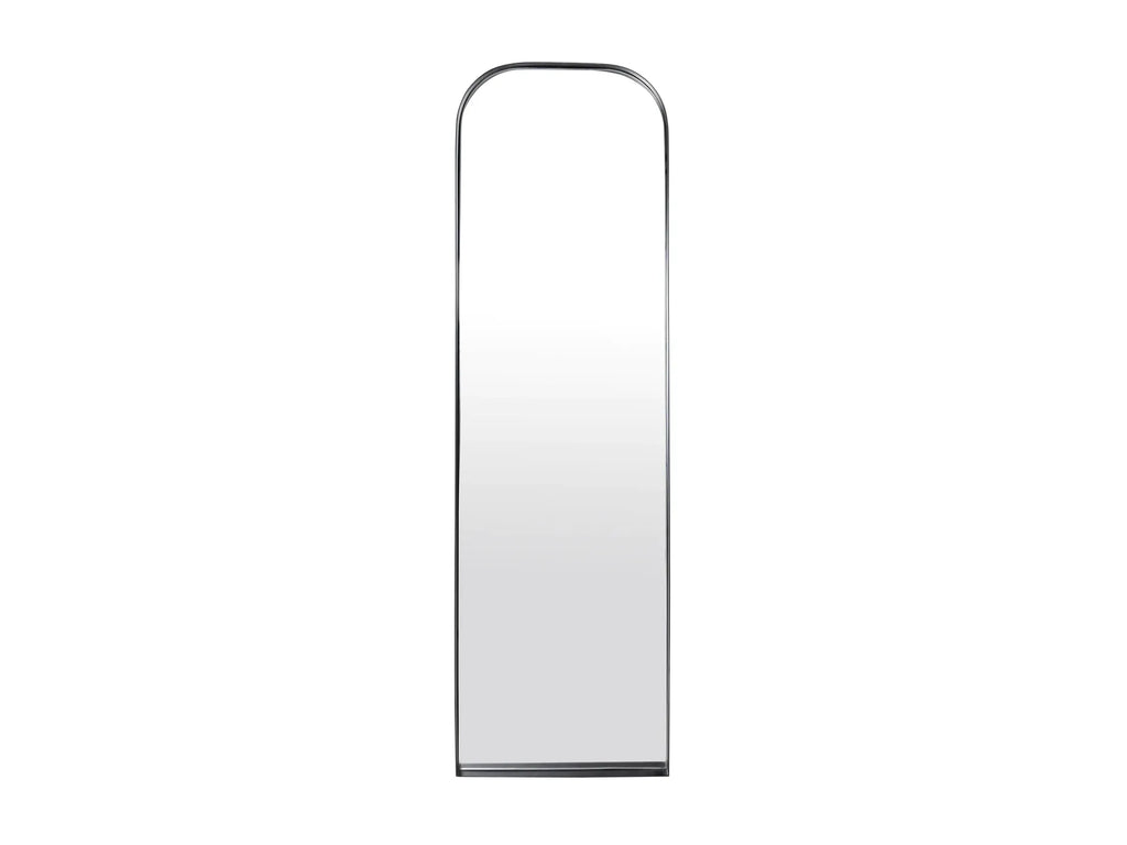 Ledro Floor Mirror in Matt Black
