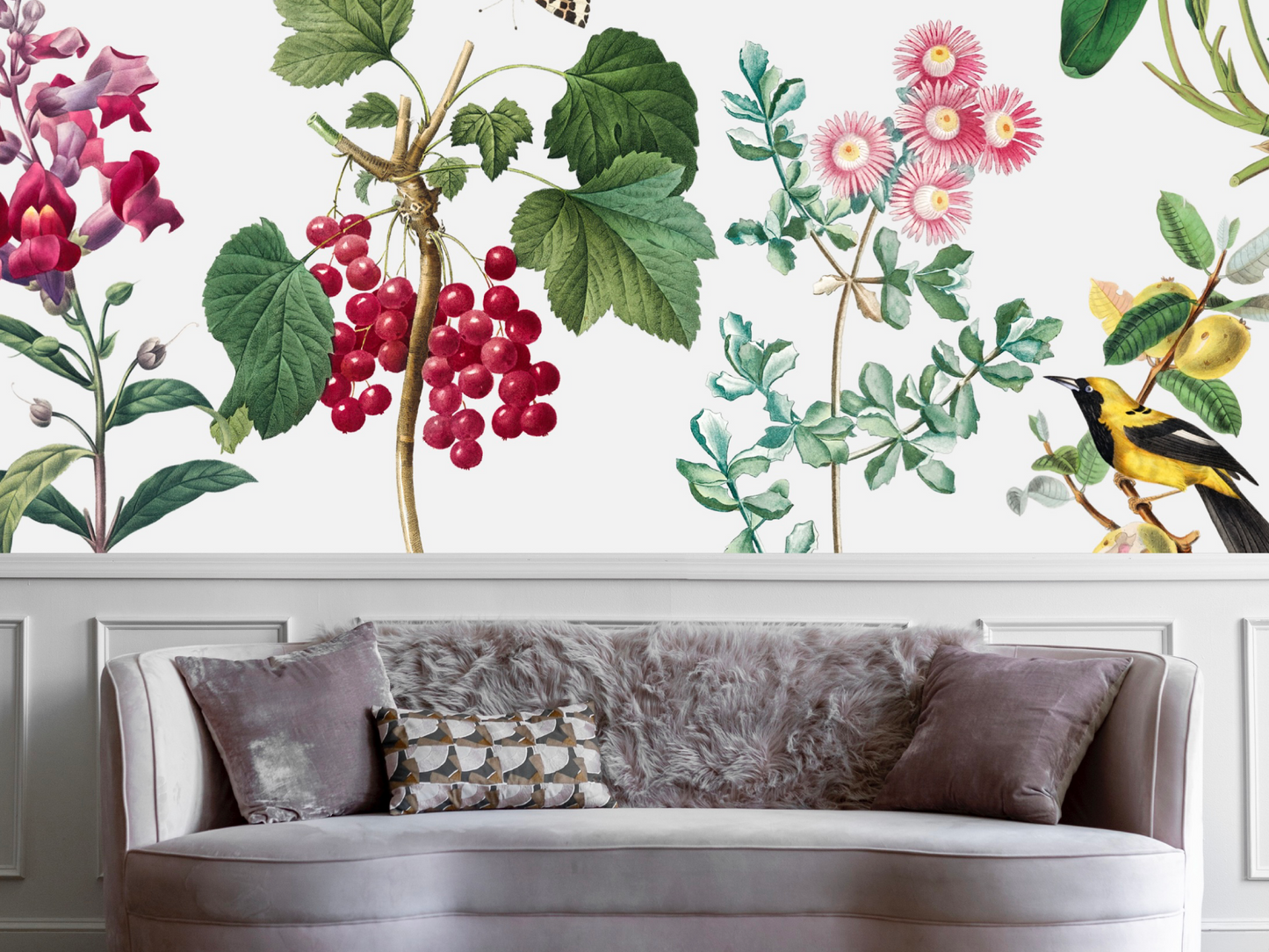 Wallpaper Butterfly Garden