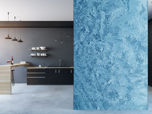 Wallpaper Blue Impasto