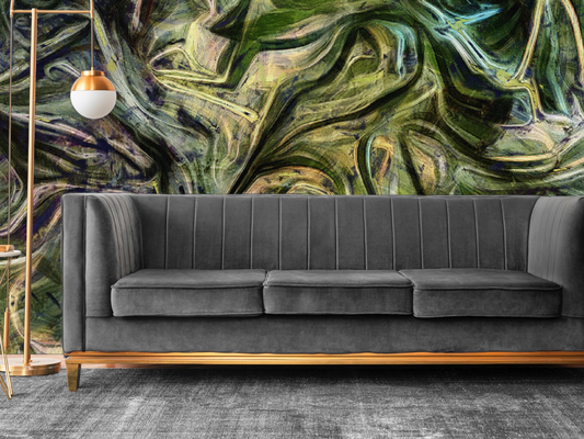 Wallpaper Brush Strokes Forest