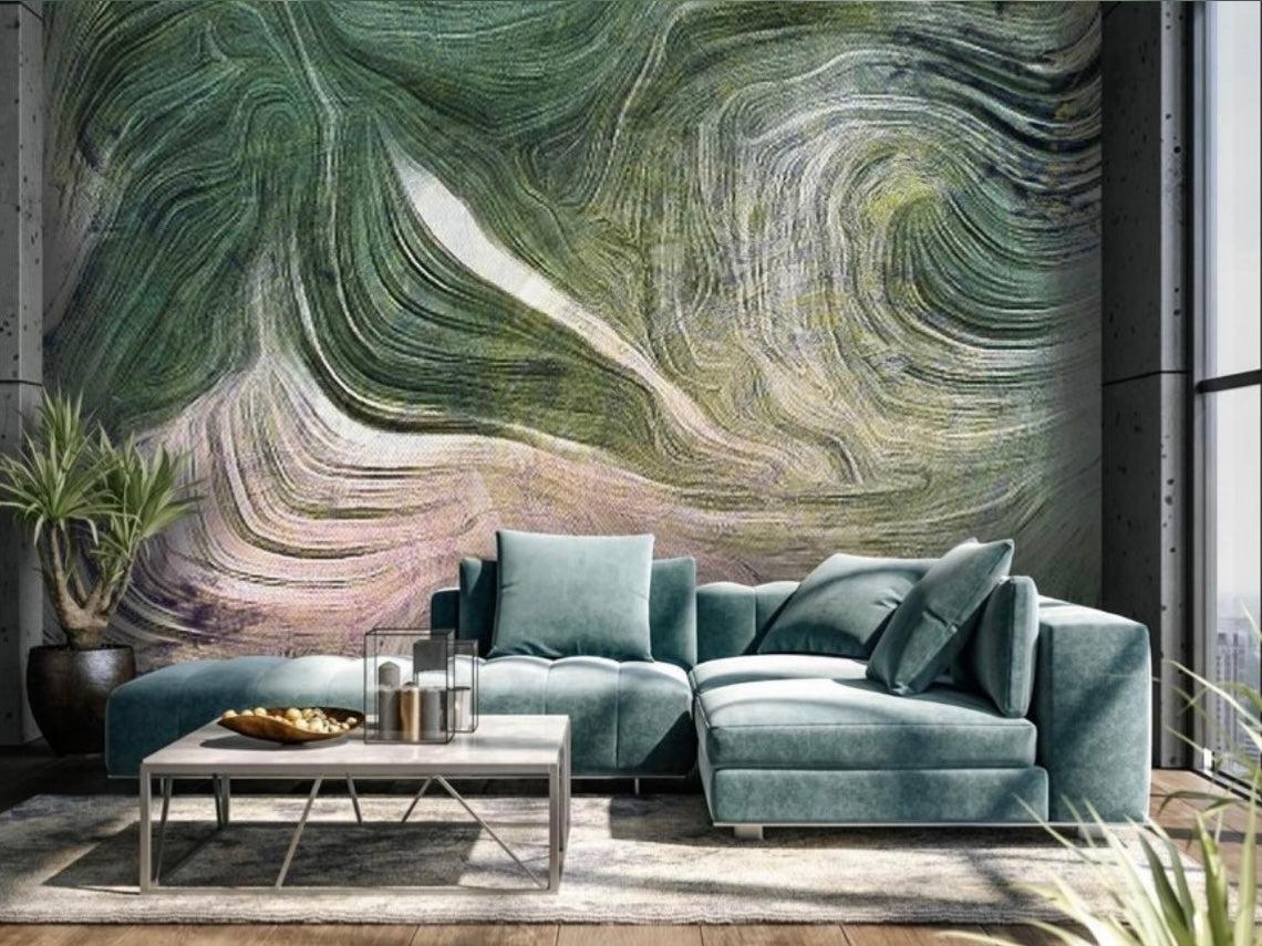 Wallpaper Lava Emerald