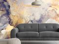 Wallpaper watercolour midnight Blue