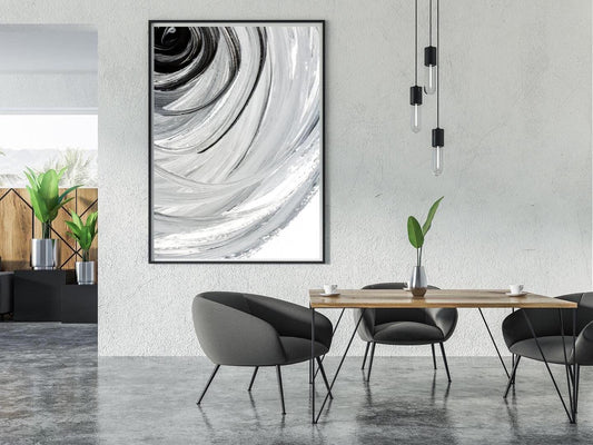 Wall Art flower brush strokes