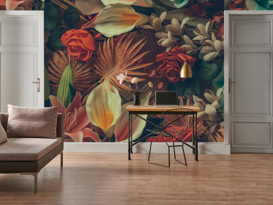 Wallpaper Autumn Lily