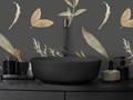Wallpaper fine foliage