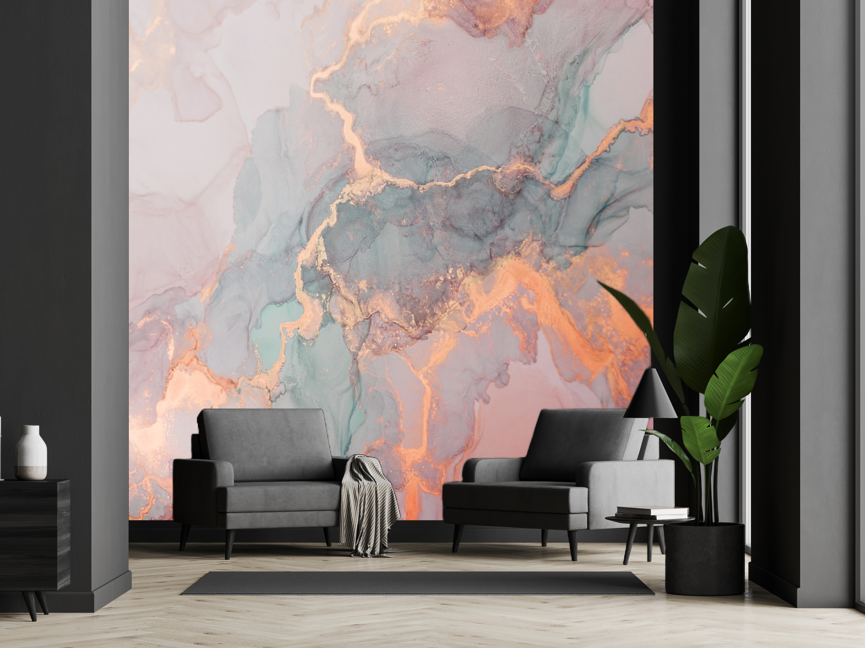 Wallpaper Fiery skies