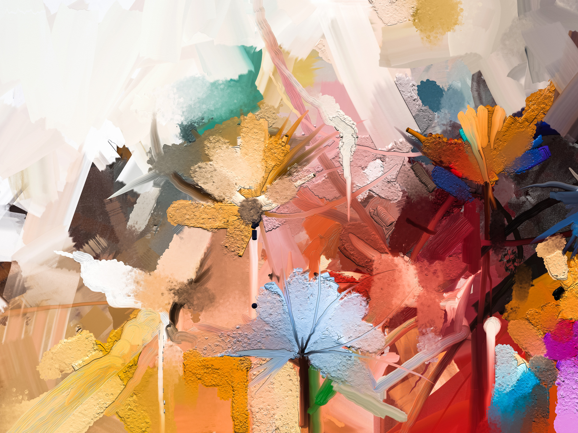 Wall Art Impasto